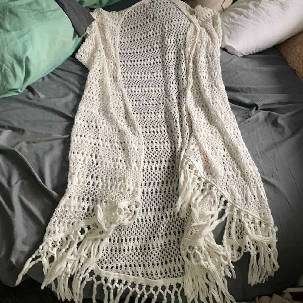 Victoria’s Secret Crochet Vest / Cowgirl / Beach Cover up
